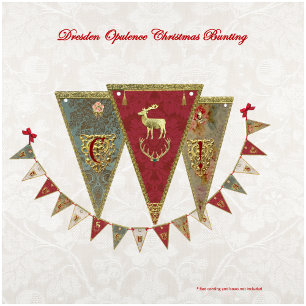 Dresden Opulence Christmas  Bunting