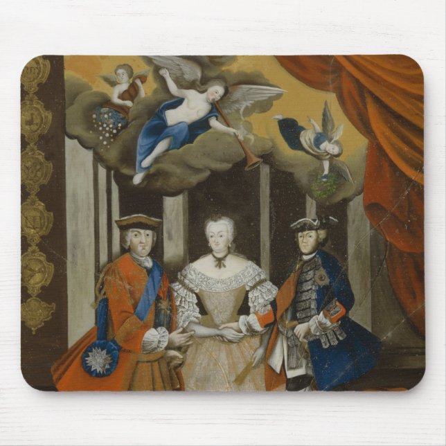 Dresden Peace Allegory, 1745 Mouse Mat (Front)
