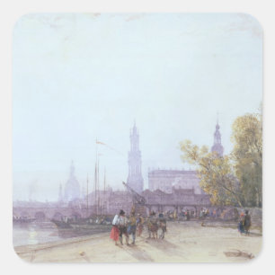 Dresden Square Sticker