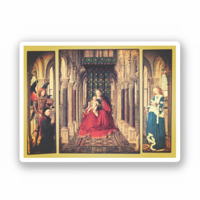 Dresden Triptych (by Jan van Eyck, 1437) (Front)