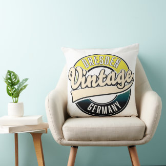 Dresden vintage style logo cushion
