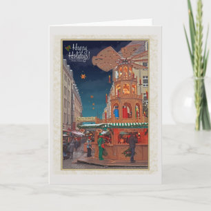 Dresden - Weihnachtspyramide - HH W Holiday Card