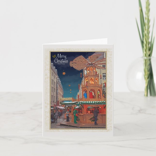 Dresden - Weihnachtspyramide - MC W Holiday Card (Front)