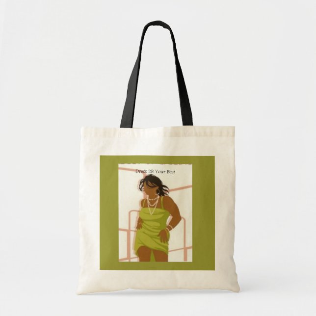 Dress 2B Your Best Tote Bag (Front)