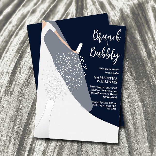 Dress and Veil Bridal Shower Navy Blue (Creator Uploaded)