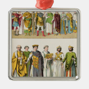 Dress at the Byzantine Court Metal Tree Decoration