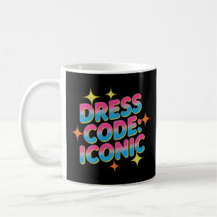 Dress Code: Iconic Vibrant Retro Coffee Mug