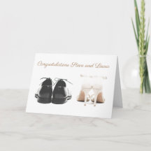DRESS SHOES WEDDING CONGRATULATIONS