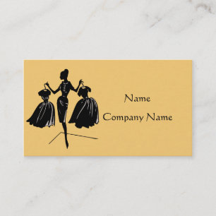 Dress Up Business Card (Yellow)