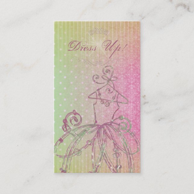 Dress Up! Business Cards (Front)