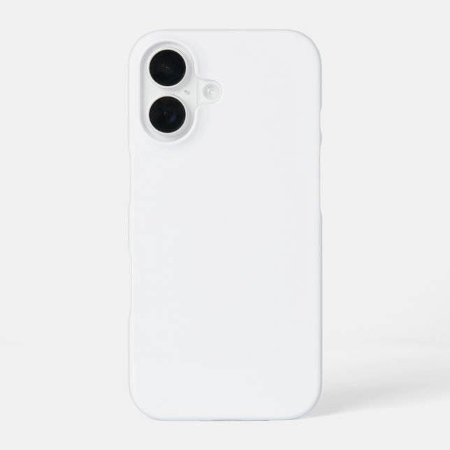Dress Up Your Device, Plain iPhone 16 Case (Back)