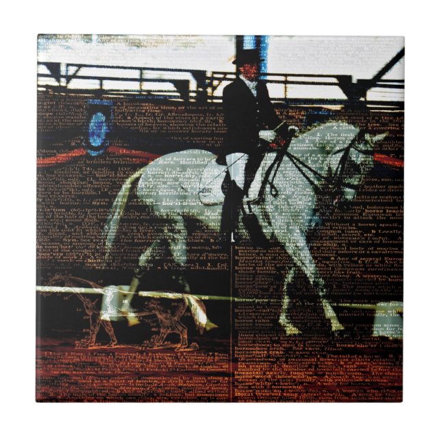 Dressage Art Tile (Front)