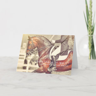 DRESSAGE BEST Greeting Card