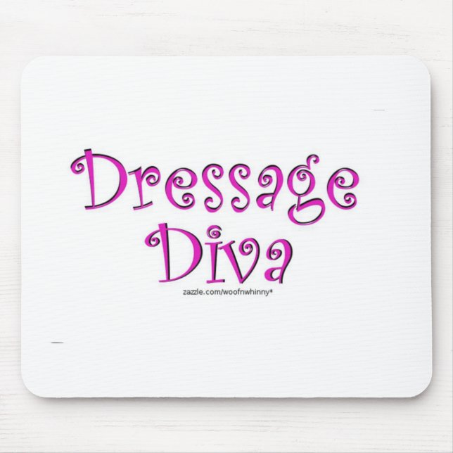 Dressage Diva Mouse Mat (Front)