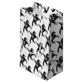 Dressage Gift Bag- Mosaic Horse and Rider Small Gift Bag