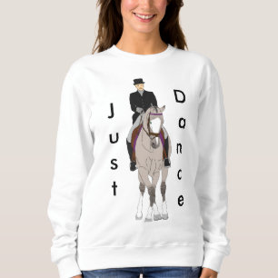 Dressage Grulla Horse and Rider Sweatshirt
