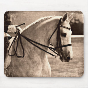 Dressage Grunge Mouse Mat