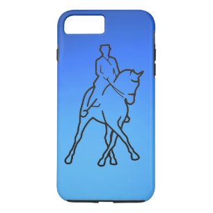 DRESSAGE - HALF PASS - FADED BLUE iPhone 8 PLUS/7 PLUS CASE