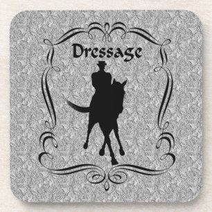 Dressage Horse And Rider Coaster Set