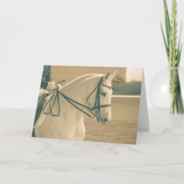 Dressage Horse Card (Front)