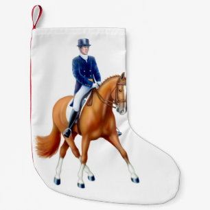 Dressage Horse Equestrian Christmas Stocking