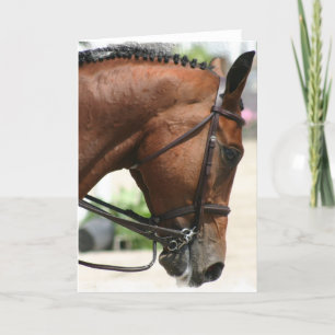 Dressage Horse Greeting Card