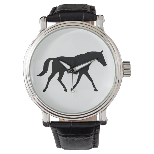 Dressage Horse in Silhouette Watch (Front)