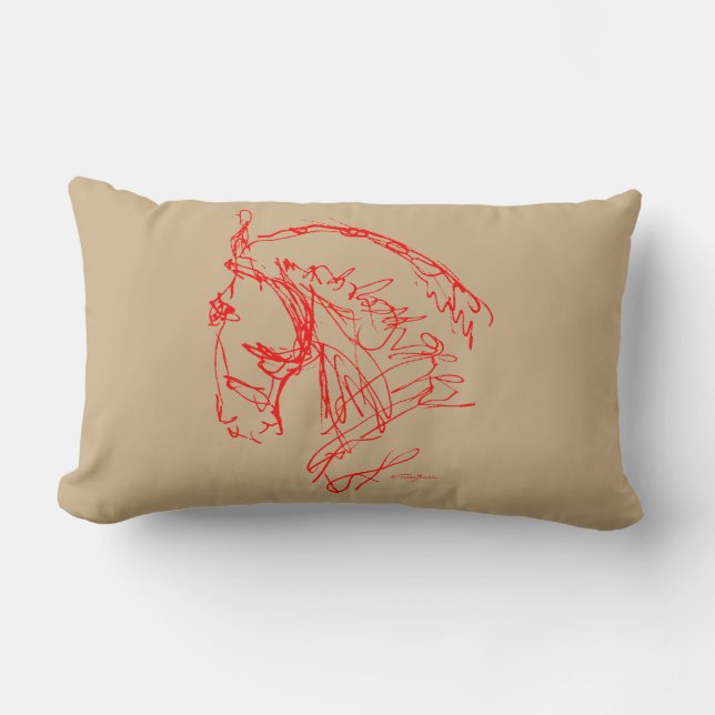 Dressage Horse Pillow (Front)