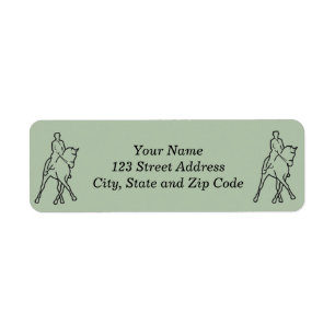 Dressage Horse & Rider - Half Pass