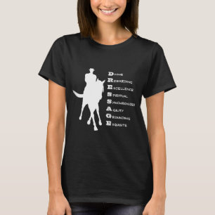 Dressage Is Horse Silhouette Dark T-Shirt