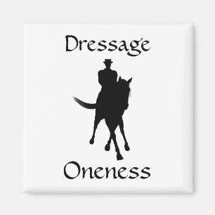 Dressage Is Oneness Horse And Rider Magnet