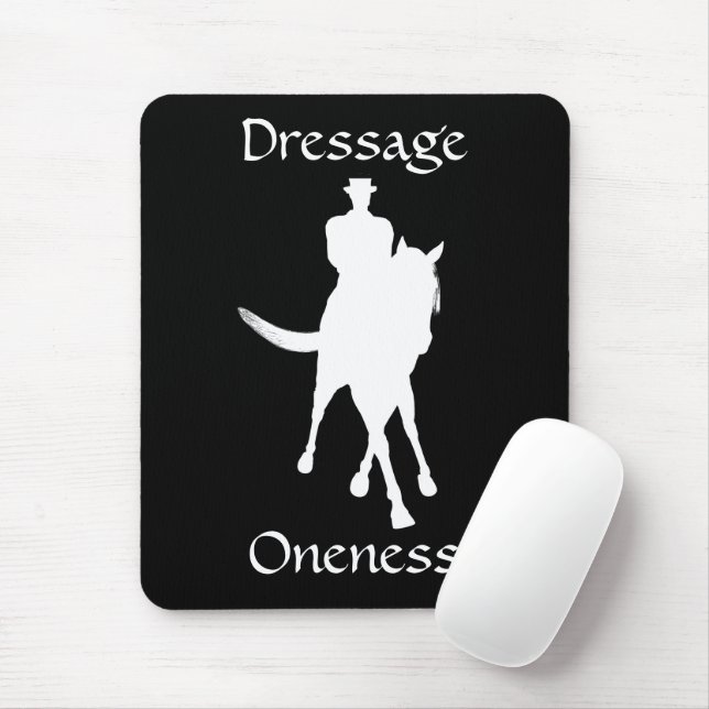 Dressage Is Oneness Horse Mouse Mat (With Mouse)