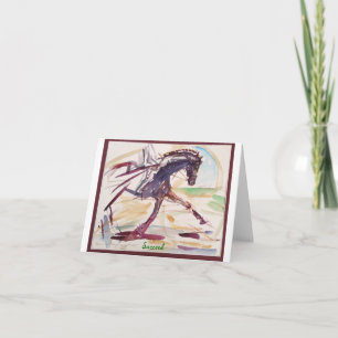 Dressage Note Card
