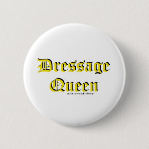 Dressage Queen 6 Cm Round Badge