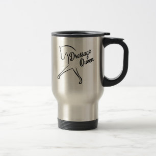 dressage queen travel mug