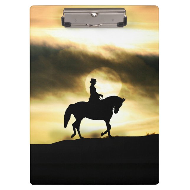Dressage Rider Clipboard (Front)