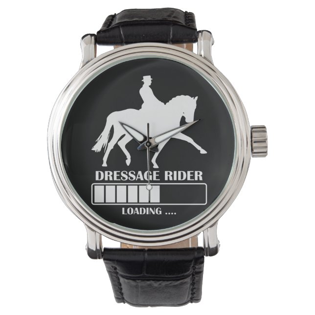 Dressage rider is loaded Gift for training show Watch (Front)