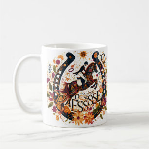 Dressage Riding Rider Horse Mug