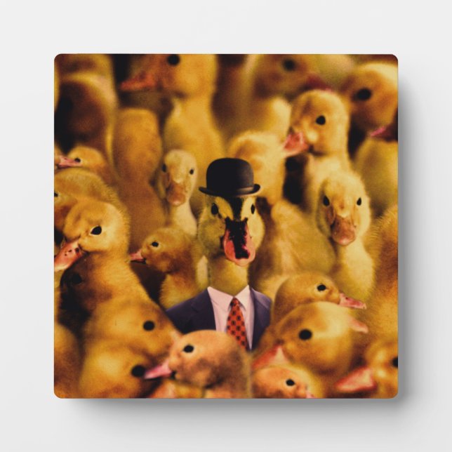 Dressed For Success Duck Plaque (Front)
