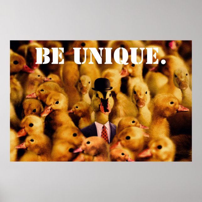 Dressed For Success Duck Poster (Front)