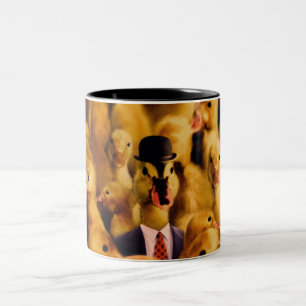 Dressed For Success Duck Two-Tone Coffee Mug