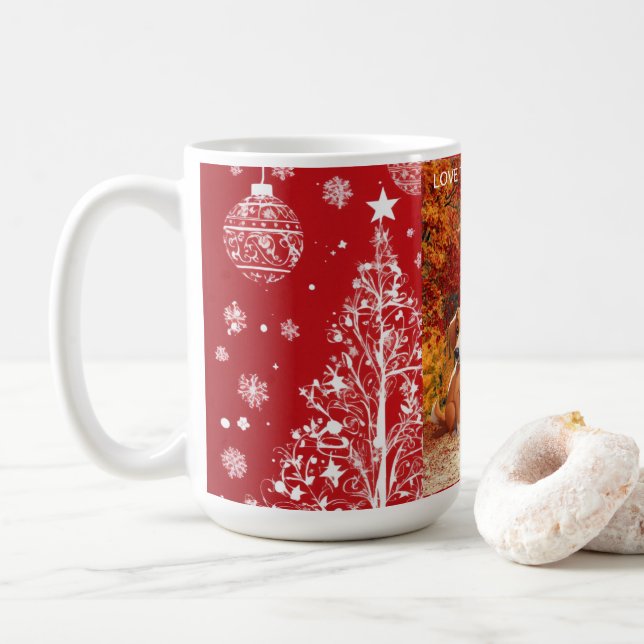 "Dressed in Love: Dog Mum Life Never Looked This  Coffee Mug (With Donut)