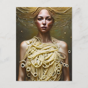 Dressed in Pasta Postcard