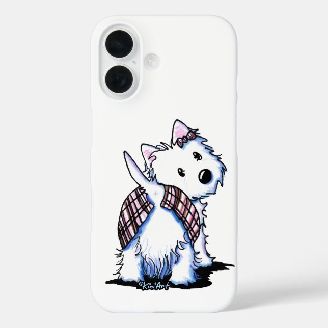 Dressed To Kilt Westie Case-Mate iPhone Case (Back)