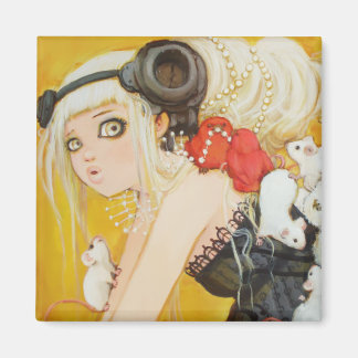 Dressed Up Disorder Square Magnet