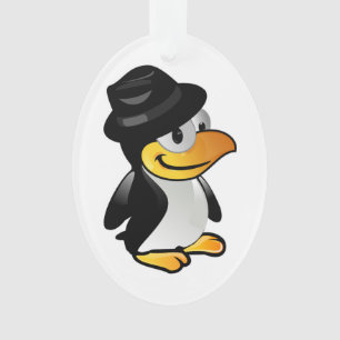 DRESSED UP PENGUIN ORNAMENT