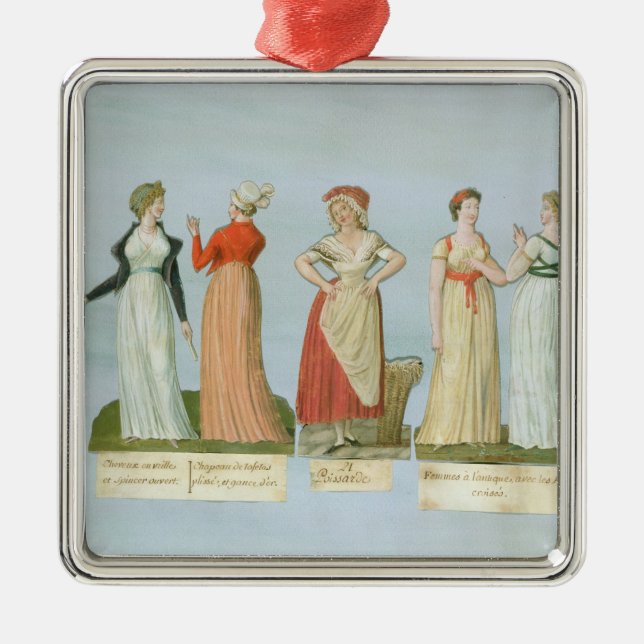 Dresses and costumes in vogue metal tree decoration (Front)