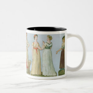 Dresses and costumes in vogue Two-Tone coffee mug