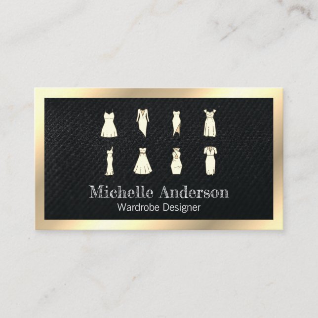 Dresses | Sewing Machine | Seamstress Business Card (Front)