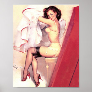 Dressing Room Pin Up Poster